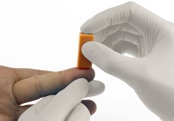Collect blood sample.