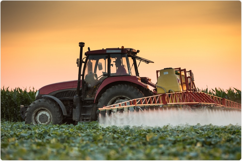 Farmer Spraying Pesticides Farmer Spraying Pesticides