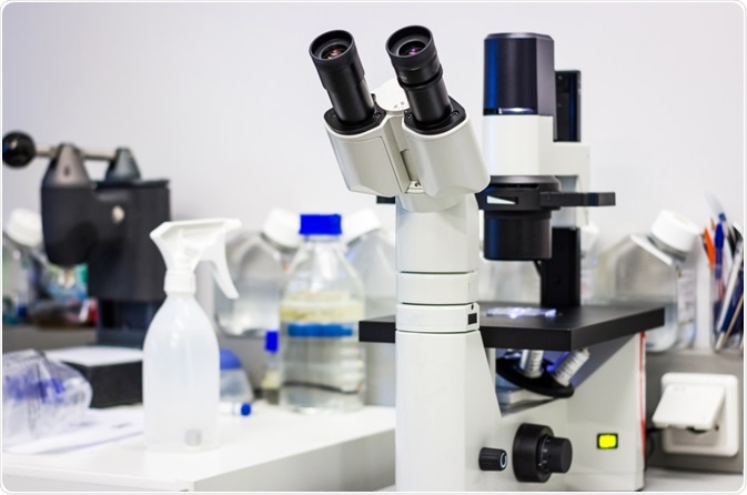 Inverted phase contrast light microscope Inverted phase contrast light microscope