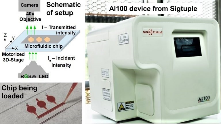 Microfluidic chip and AI- based microscope help measure hemoglobin levels