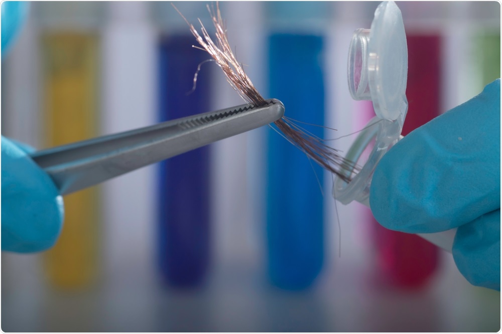 Hair sample found at crime scene Hair sample found at crime scene