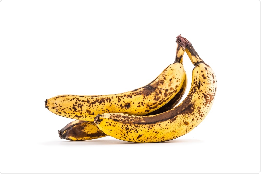 Brown spotted bananas Brown spotted bananas