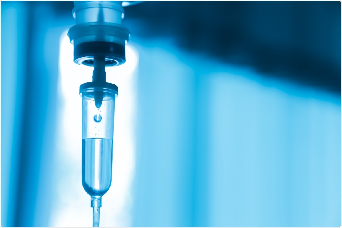 Saline drip for chemotherapy