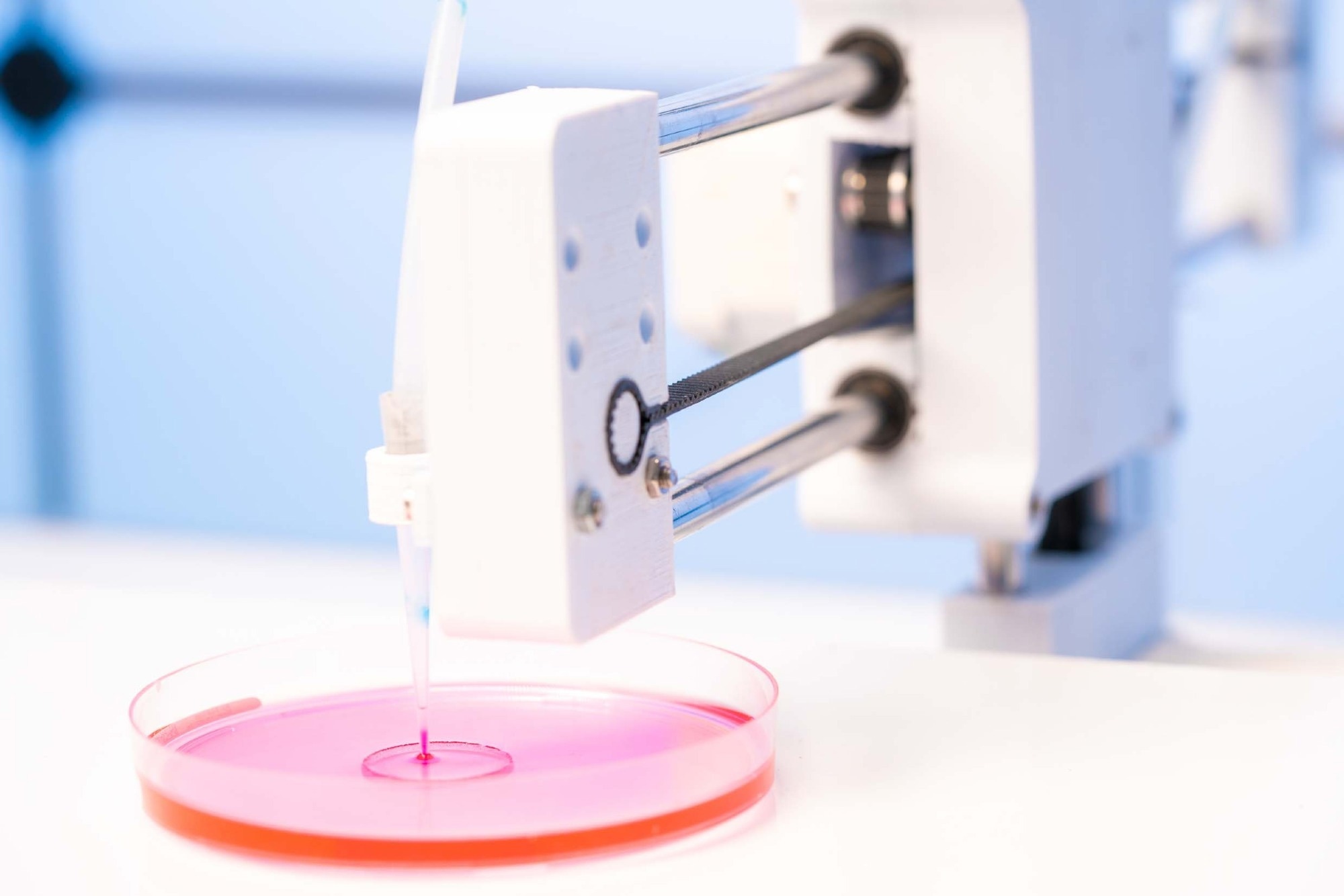 3D bioprinter ready Biomaterials, tissue engineering concepts.
