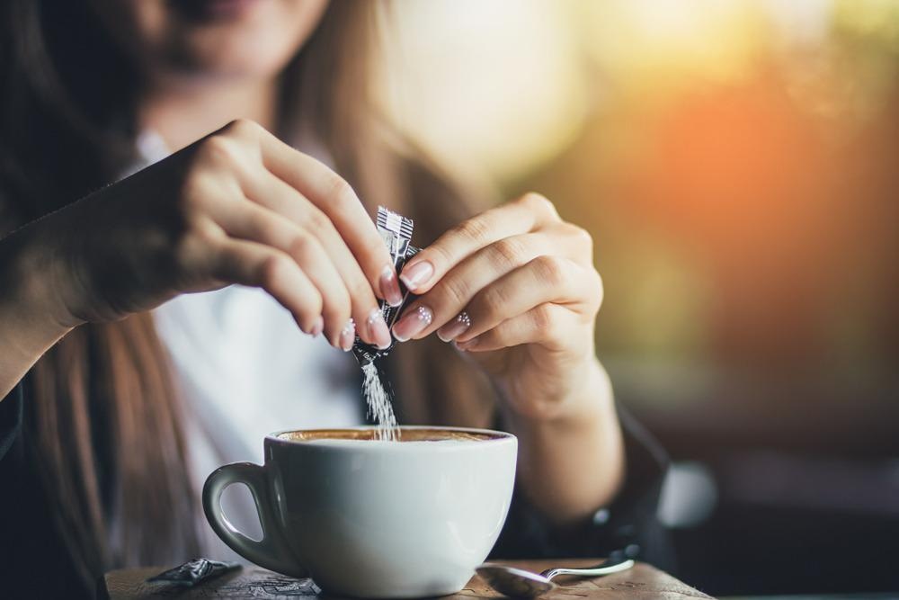 Sugar in hot drink