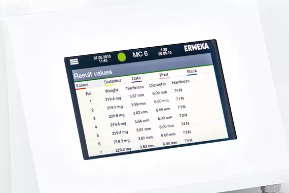 MultiCheck 6 for Fully Automated Tablet Hardness Testing