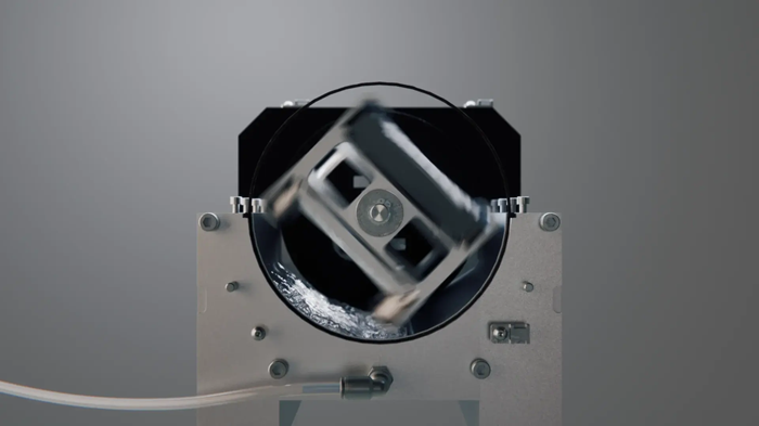 Regulated centrifugal forces remove supernatant