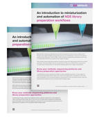 eBook: NGS library prep miniaturization and automation