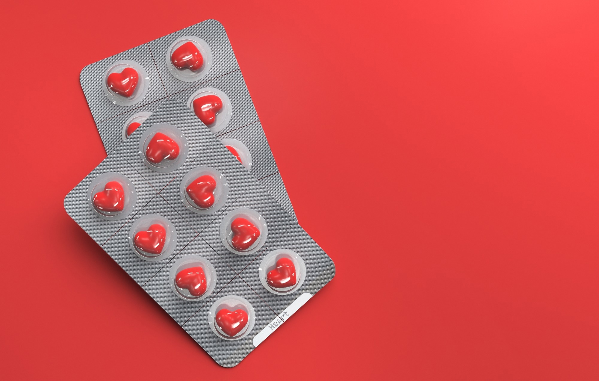 heart shaped tablets