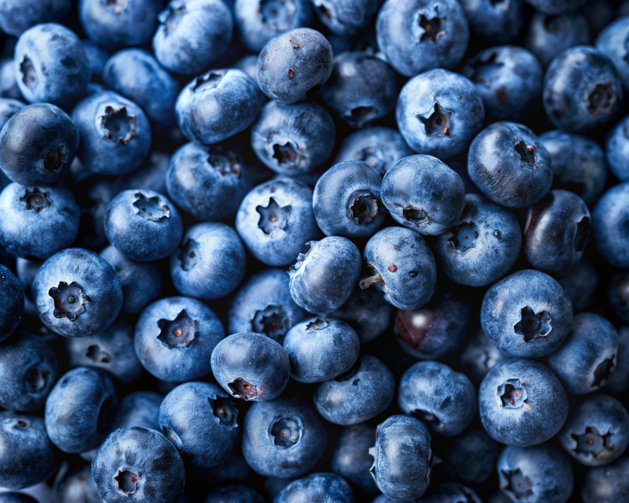 Fresh blueberries background.