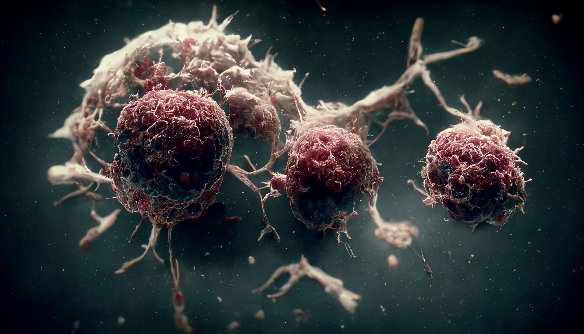 Cancer Cells destroyed by oncogenic virus