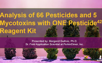 Analysis of 66 pesticides and 5 mycotoxins with One Pesticide kit